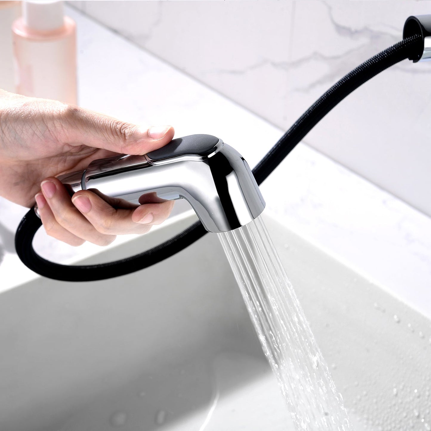Single-Hole Rotatable and Pull-Out Faucet-BF2205