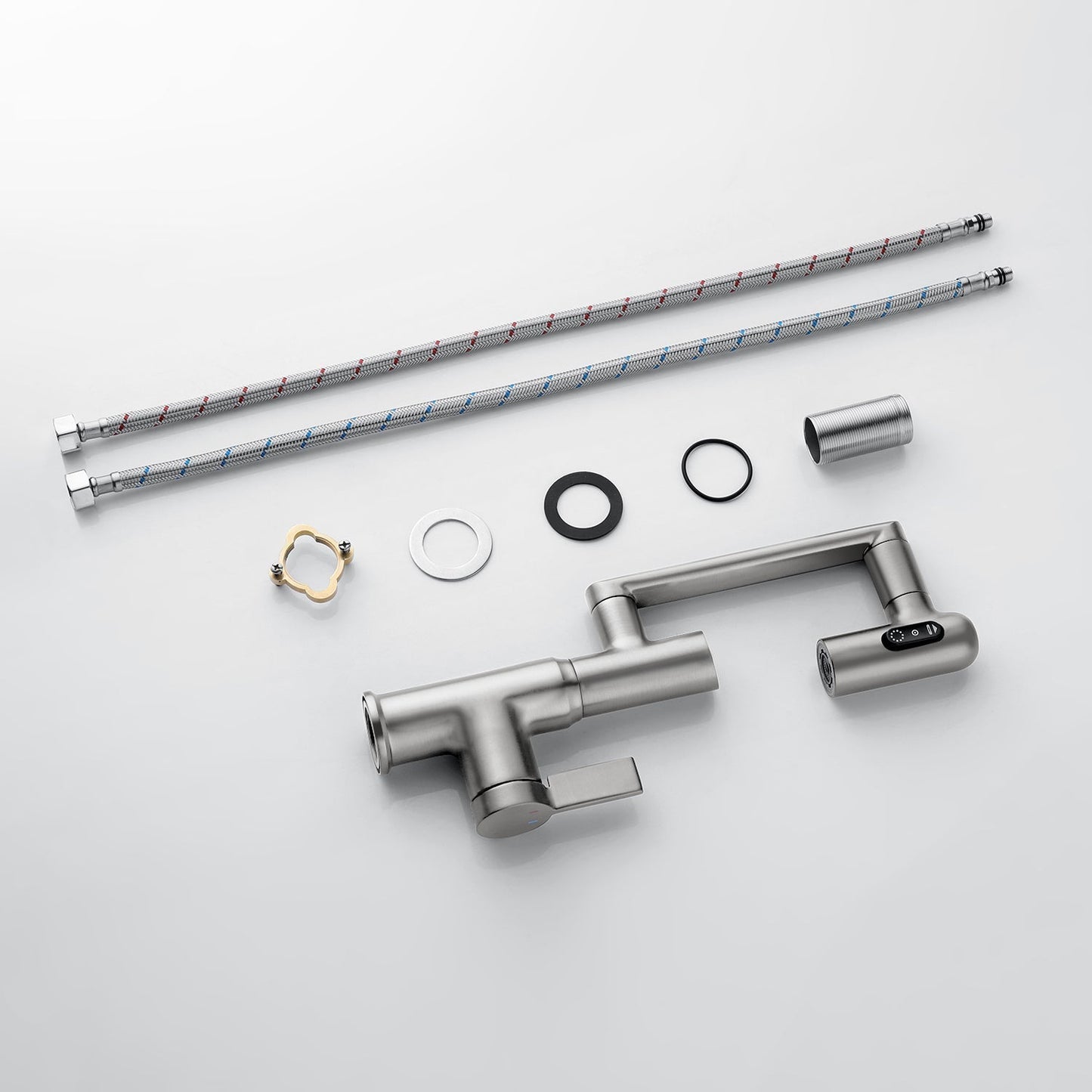 Single-Hole Rotatable Faucet with Temperature Display-BF2204