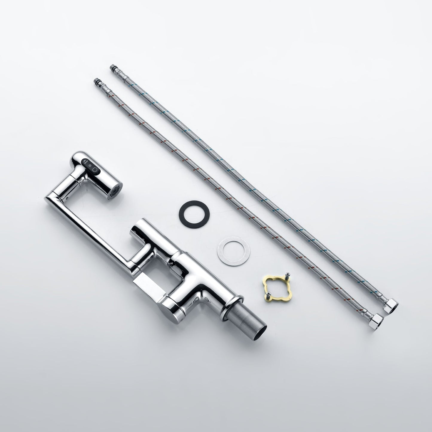 Single-Hole Rotatable Faucet with Temperature Display-BF2204