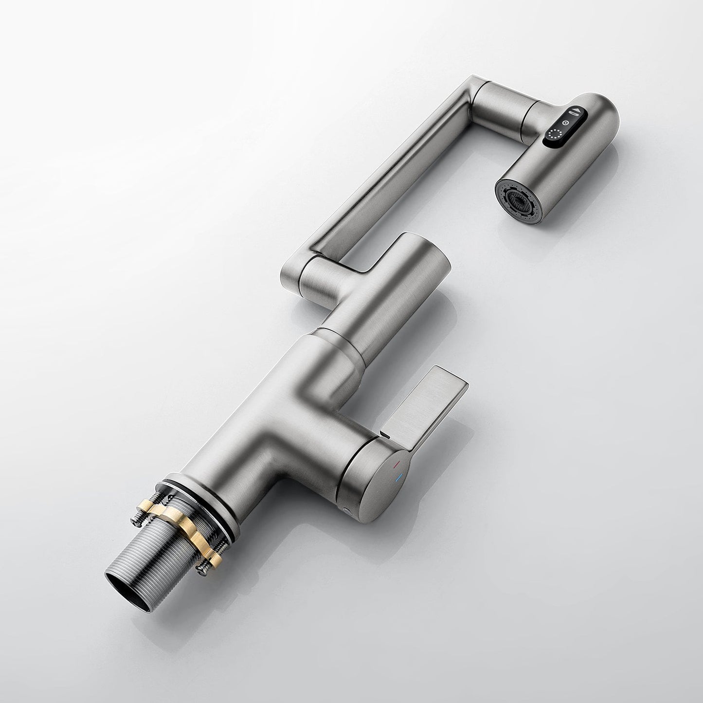 Single-Hole Rotatable Faucet with Temperature Display-BF2204