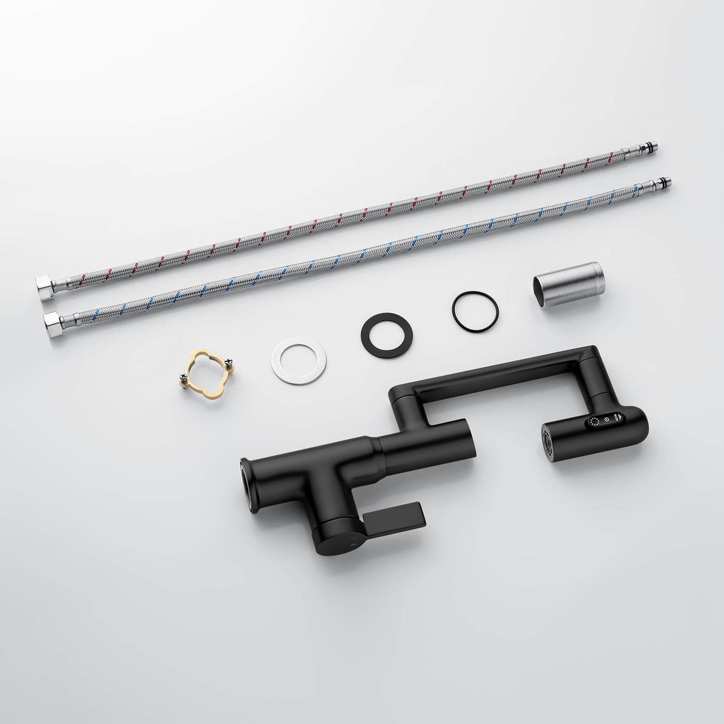 Single-Hole Rotatable Faucet with Temperature Display-BF2204