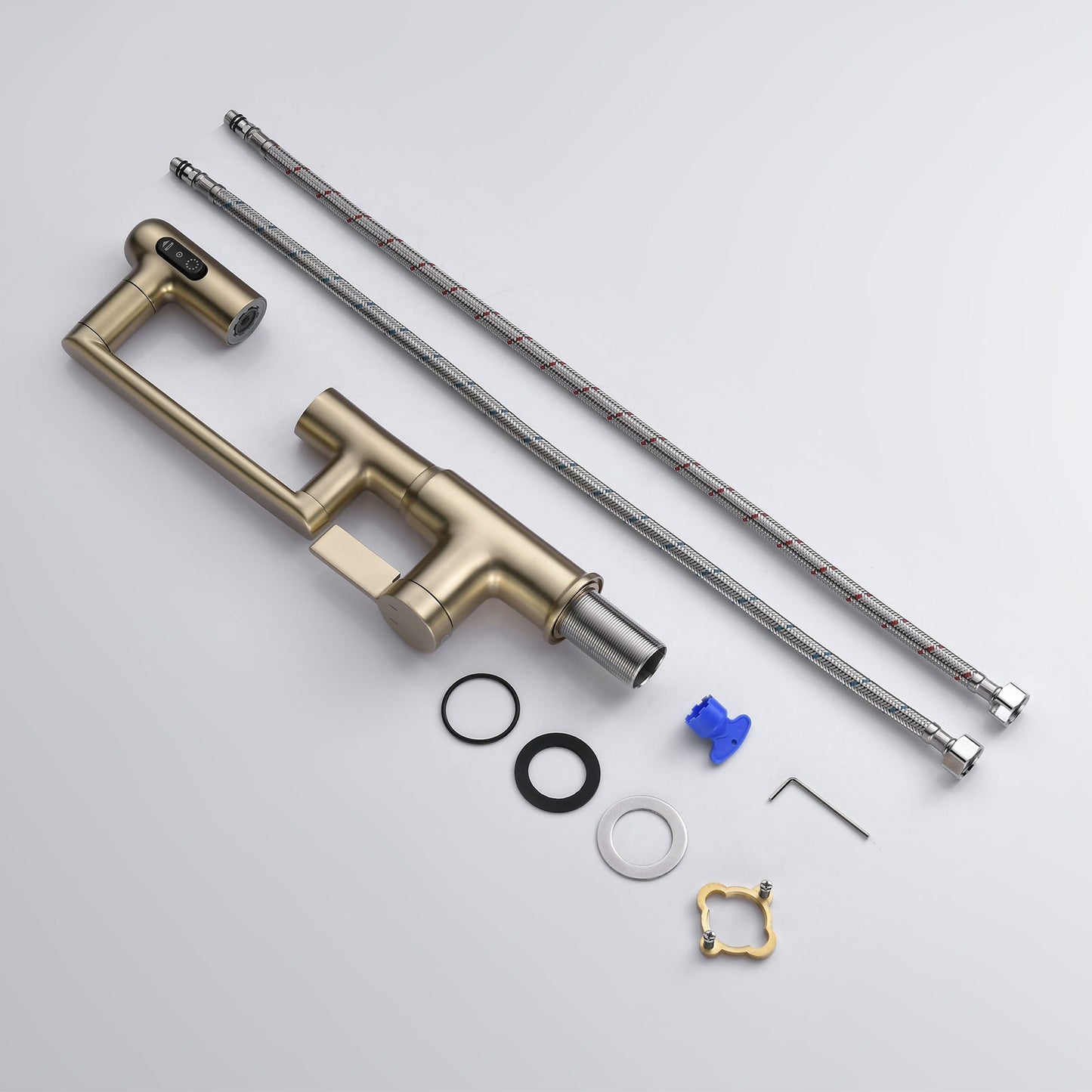 Single-Hole Rotatable Faucet with Temperature Display-BF2204