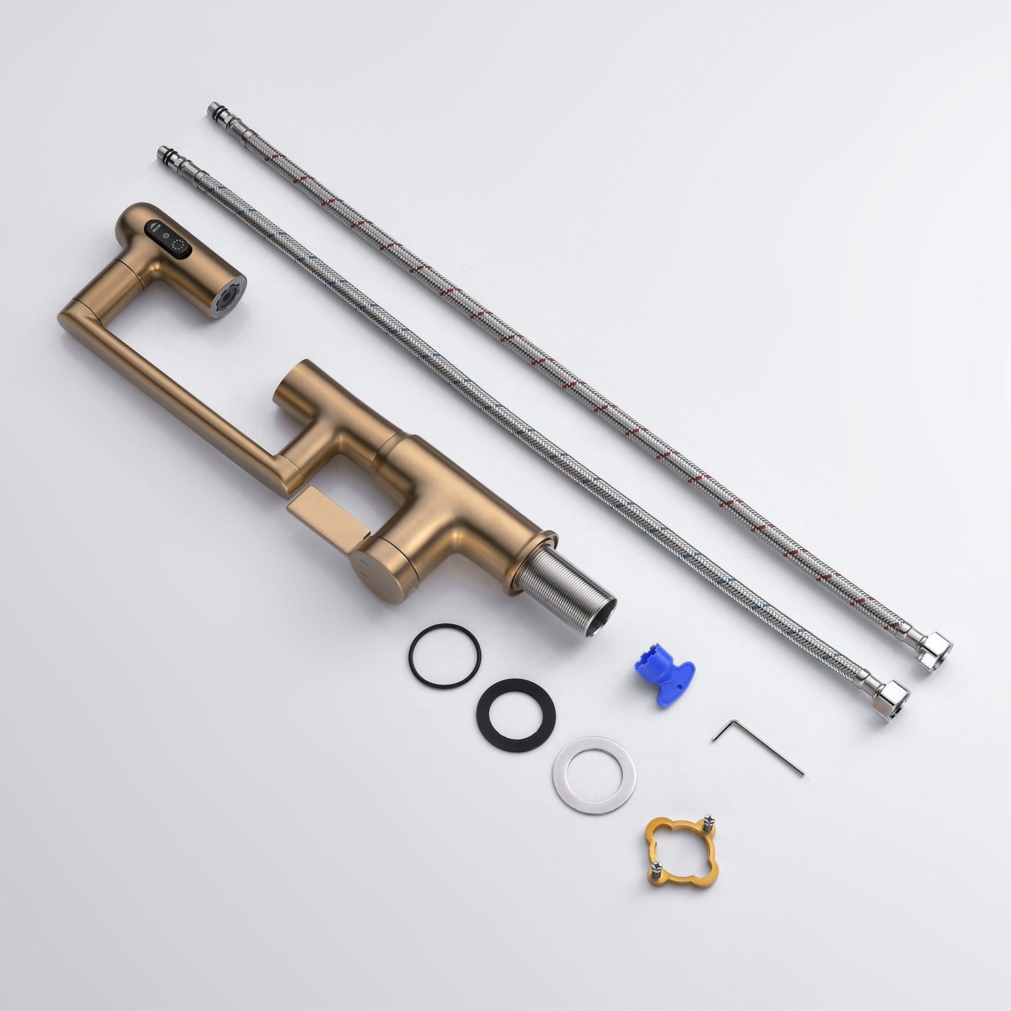 Single-Hole Rotatable Faucet with Temperature Display-BF2204