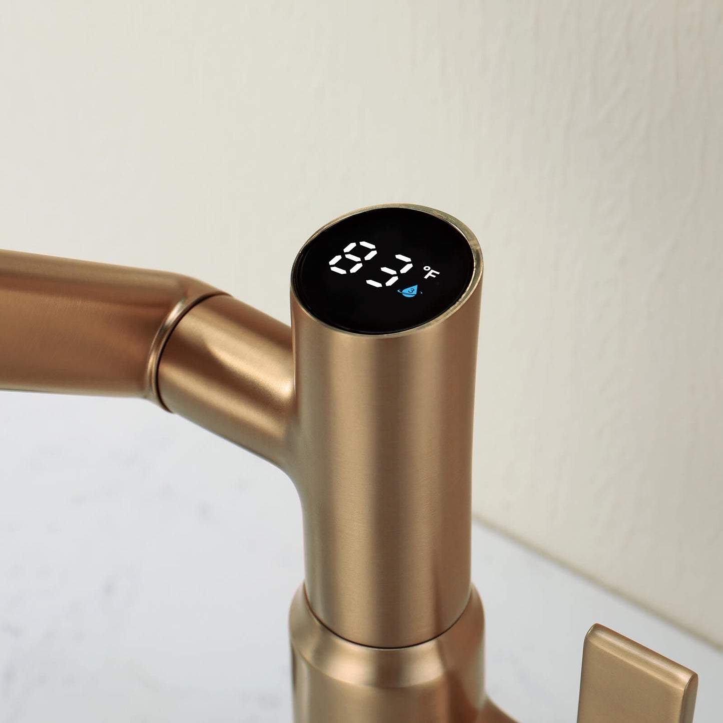 Single-Hole Rotatable Faucet with Temperature Display-BF2204